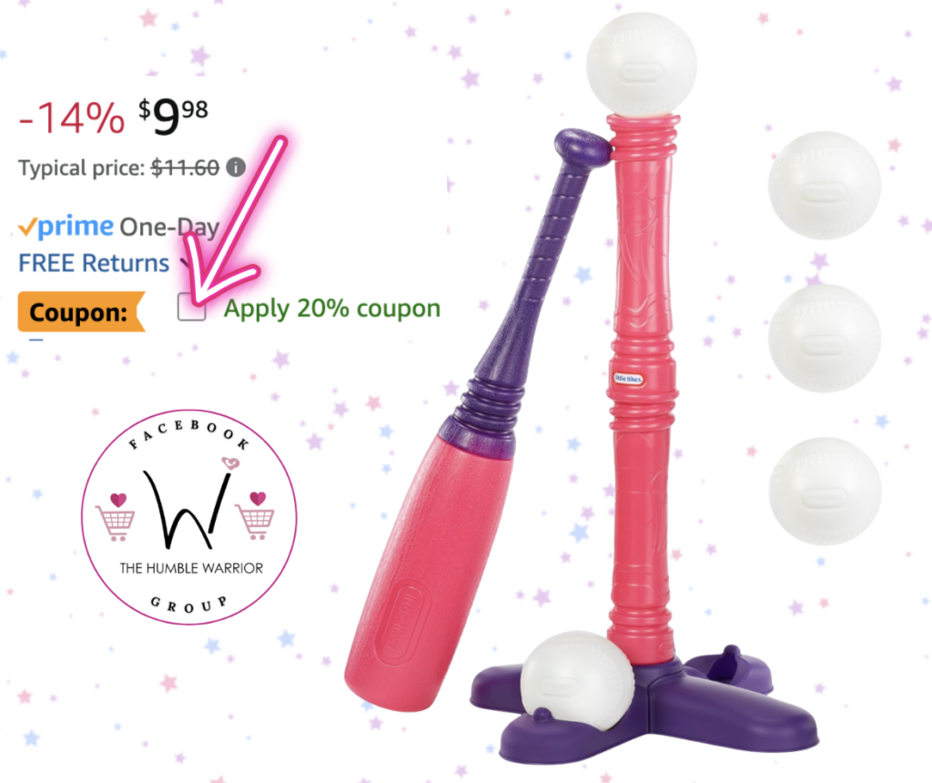 The Little Tikes T-Ball Set in Pink!